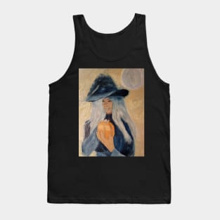 Trick or treat oil painting by Tabitha kremesec Tank Top